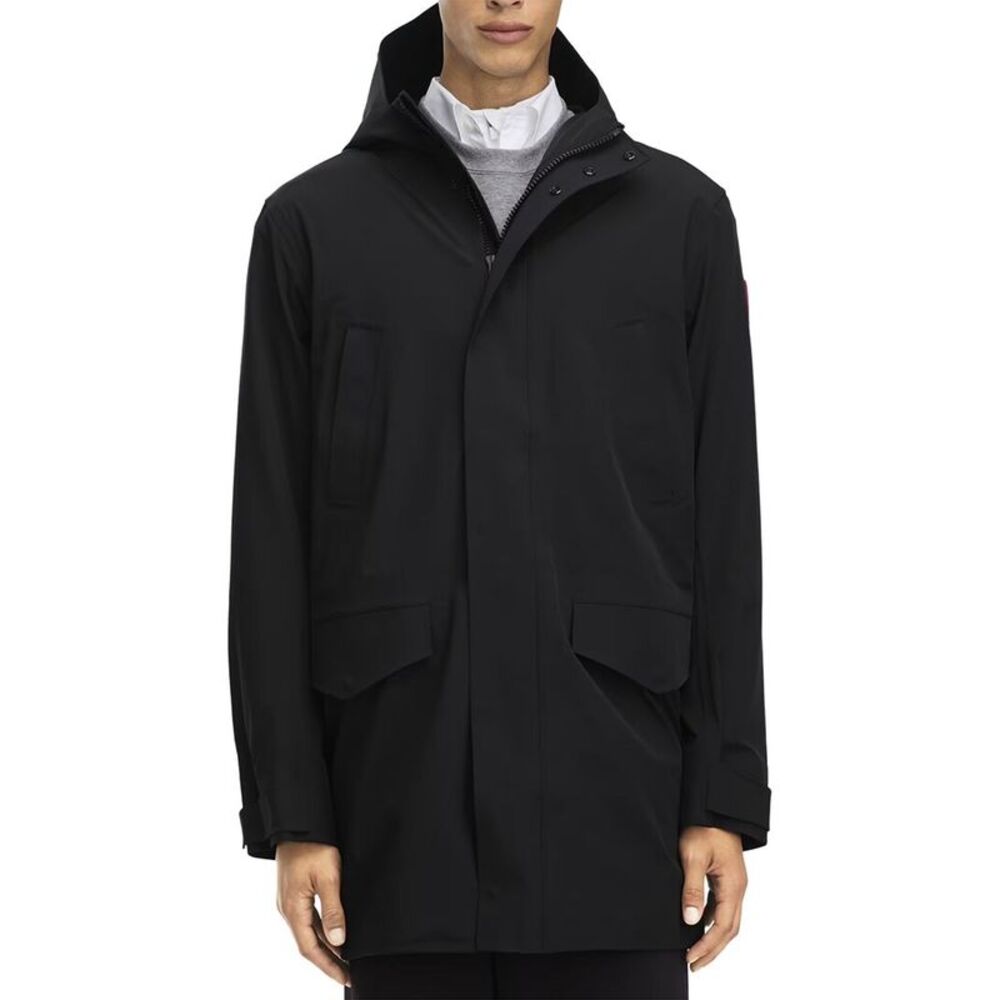 Canada Goose Mens  Barclay Rain Jacket, Black